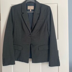 Banana Republic blazer. Like new. Gray, size 10